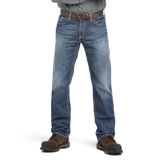 Ariat MENS FR M4 Relaxed Ridgeline Boot Cut Jean Glacier