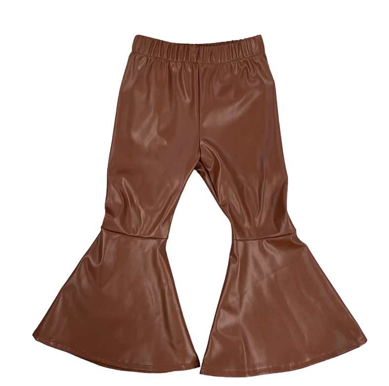 Shea Baby Brown Leather Bells