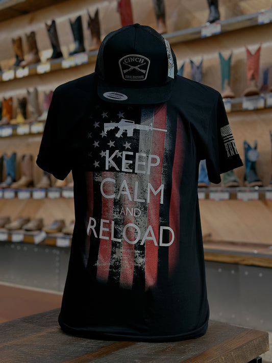 Brother & Arms Keep Calm Black Tee