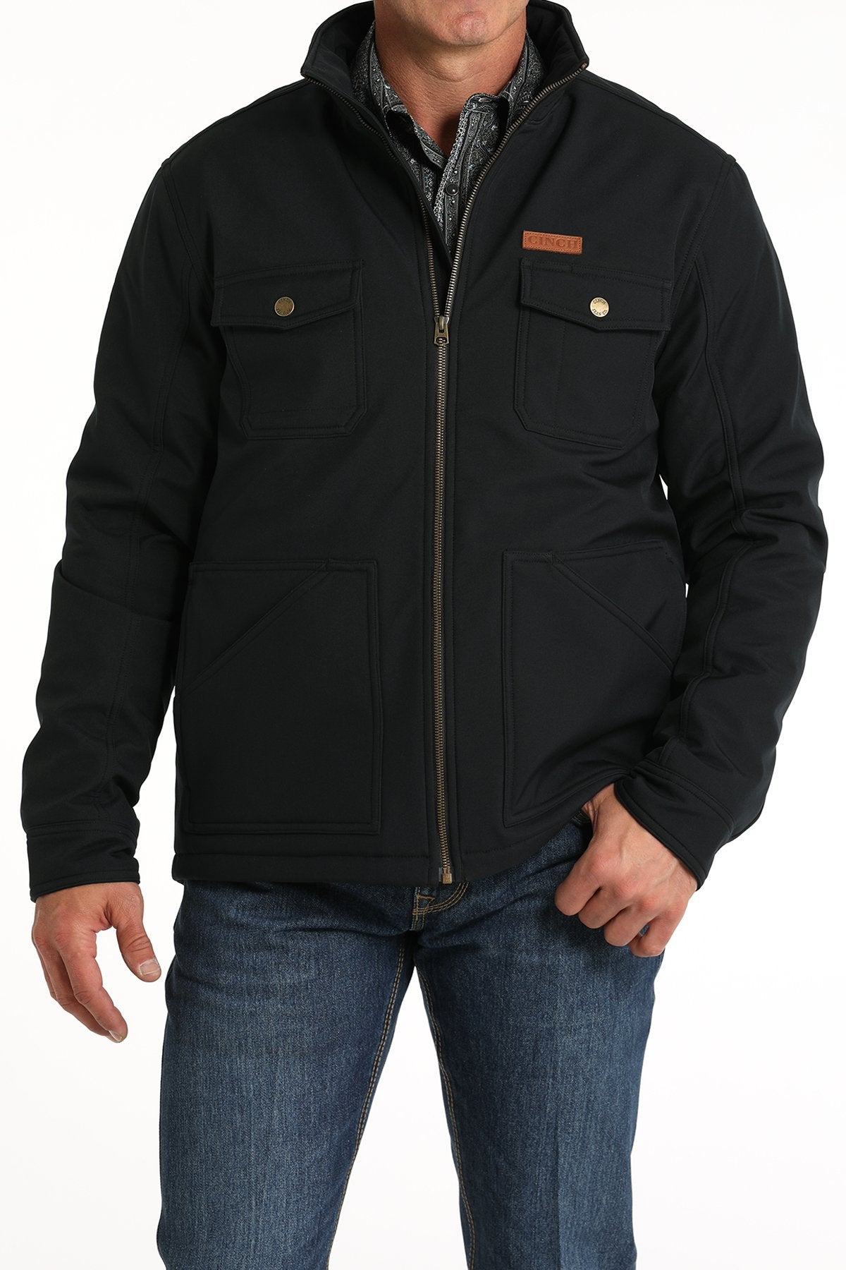 Cinch  MENS CC BONDED JACKET BLK